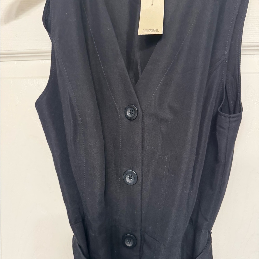 New - LOFT PLEAT dress with pockets